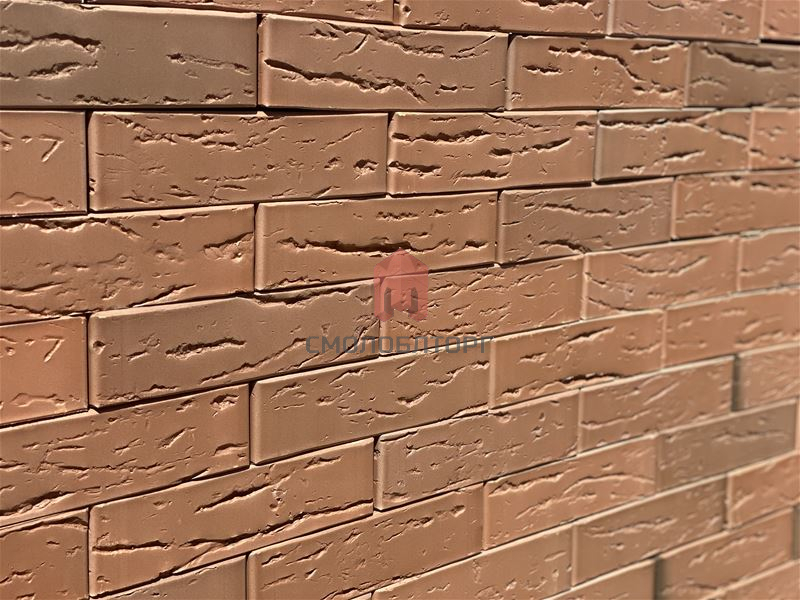 Кирпич облицовочный с флеш обжигом Готика 1НФ — Старый Дуб