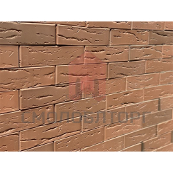 Кирпич облицовочный с флеш обжигом Готика 1НФ — Старый Дуб