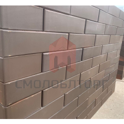 Кирпич облицовочный с флеш обжигом Графит 1НФ — Гладкий