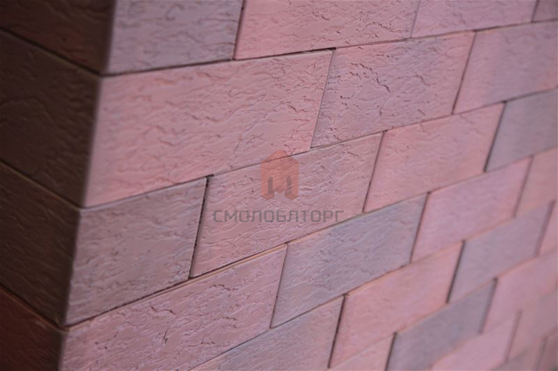 Кирпич облицовочный с флеш обжигом Готика 1,4НФ — Лава