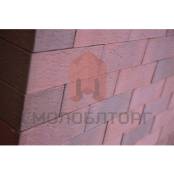 Кирпич облицовочный с флеш обжигом Готика 1,4НФ — Лава