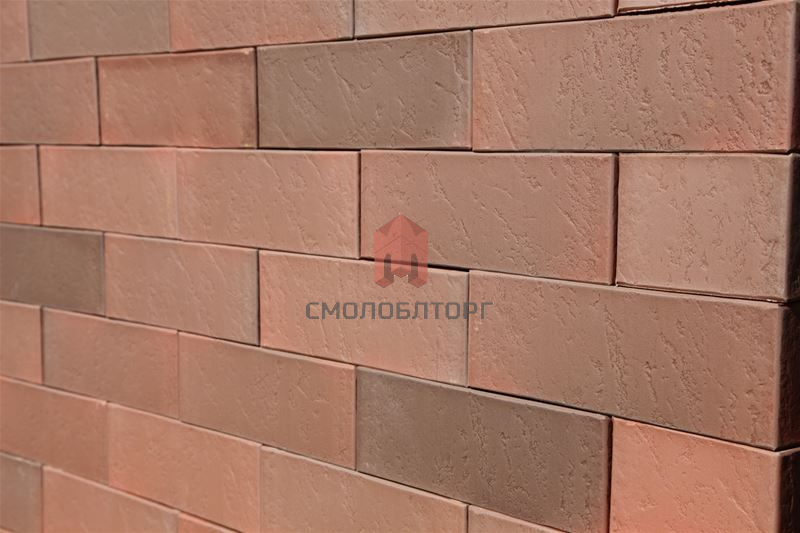 Кирпич облицовочный с флеш обжигом Готика 1,4НФ — Антика