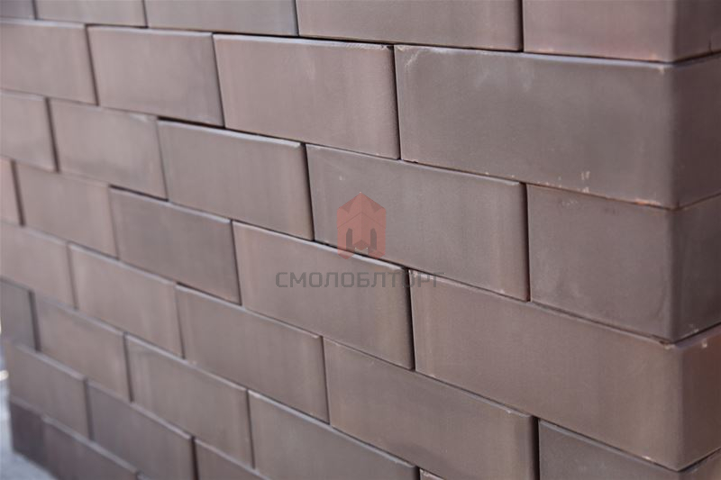 Кирпич облицовочный с флеш обжигом Графит 1,4НФ — Гладкий
