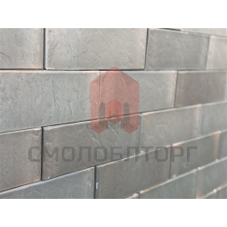 Кирпич облицовочный Графит с флеш обжигом 1,4НФ — Антика