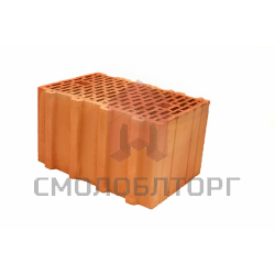 Блок керамический поризованный пустотелый паз гребень 380Х250Х219