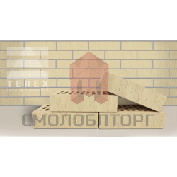 Кирпич облицовочный ТЕРЕКС | Слоновая кость Терра 1 NF