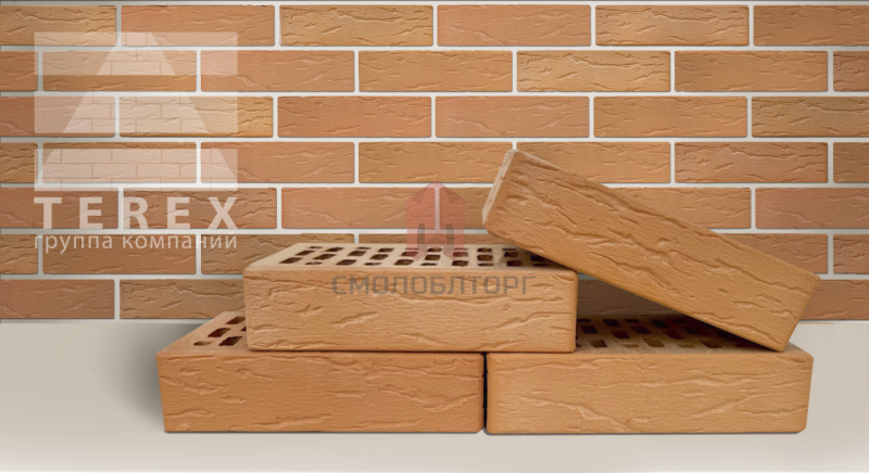 Кирпич облицовочный ТЕРЕКС | Коралл 1NF