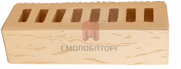 Кирпич Евро 0.7, М200: светлый, рельефный